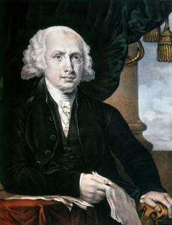 James Madison, 4th President of the United States of America, Inspired From a Painting by Gilbert Stuart