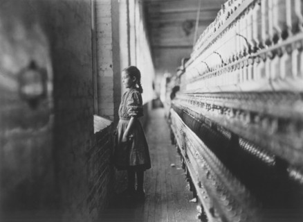 Young Girl Working in Mill, Lincolnton, North Carolina, USA, circa 1908