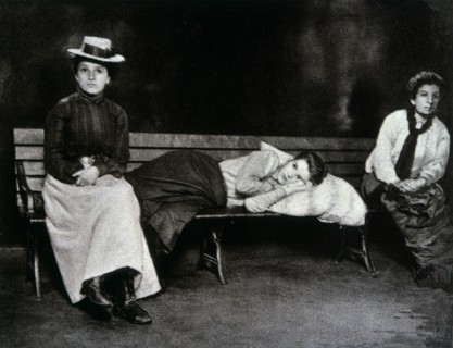 Three Women Immigrants who Failed their Entrance Exam and Waiting to be Sent Back to Europe, Ellis Island, New York, USA, circa 1902