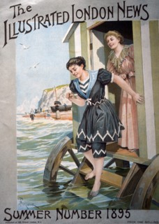 Bathers at English Seaside, The Illustration London News, Summer 1895