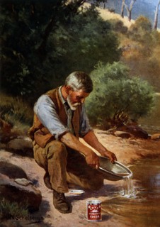 Gold Prospector, Painting by J.H. Scheltema, circa 1909