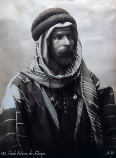 Bedouin Sheik of Palmyra, Syria, circa 1870