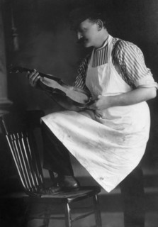 Violin Maker, circa 1930