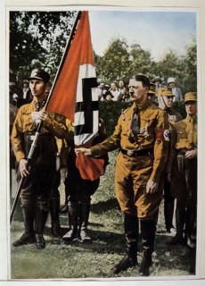 Adolf Hitler in SA Uniform, Wearing the Iron Cross, First Class, which he was Awarded in World War I, 1923