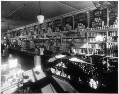 Interior of General Store, circa 1910