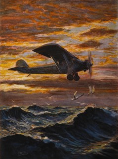 Charles Lindbergh's Solo Flight Across Atlantic, 1927