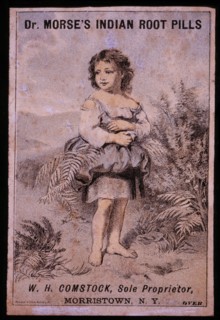 Young Girl Portrait, Dr. Morse's Indian Root Pills, Trade Card