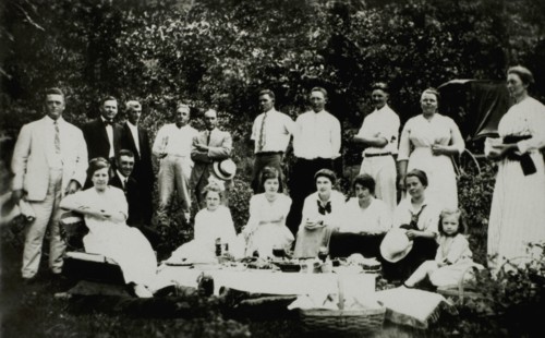 American Picnic, USA, circa 1910