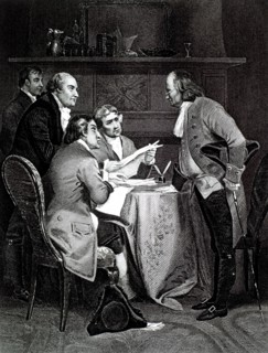 Drafting The Declaration of Independence, 1776