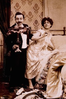 Couple Preparing for Bed, circa 1928