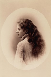 Young Woman With Long Hair, Portrait, Robert F. Hughes, Chicago, Illinois, USA, circa 1900
