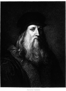 Leonardo da Vinci (1452-1519), Italian Painter, Sculptor, Architect, Engineer & Scientist, Portrait