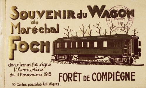 Souvenir from Railway Car, Compiegne, France, Where World War I Armistice was Signed on November 11, 1918