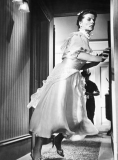 Katharine Hepburn on-set of the Film, The Rainmaker, 1956