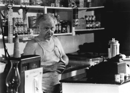 Mickey Rooney on-set of the Film, Thunder Country, 1974