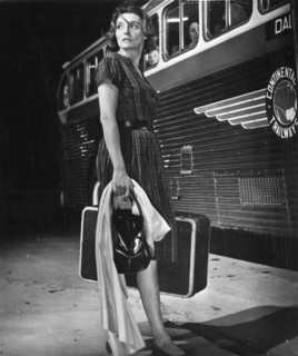 Patricia Neal on-set in the Film, HUD, 1962