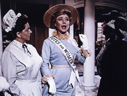 Glynis Johns, On-Set of the Film, Mary Poppins, 1964