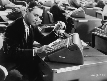 Jack Lemmon, On-Set of the Film, The Apartment, 1960