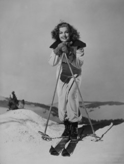 Ann Sheridan, On-Set of the Film, Winter Carnival, 1939