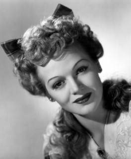 Martha O'Driscoll on-set in the Film, The Daltons Ride Again, 1945