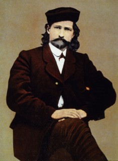 James Butler "Wild Bill" Hickok (1837-1876), Portrait, Hand-Colored Photograph, 1873