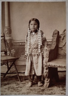 Standing Holy, Sioux Girl and Sitting Bull's Daughter, Dakota Territory, by D.F. Barry, 1880