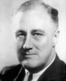 Franklin Delano Roosevelt (1882-1945), 32nd President of the U.S., Portrait, circa 1930's