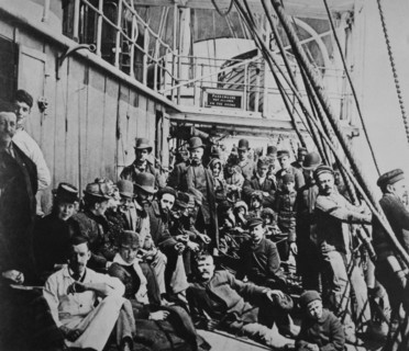 Steerage Passenger Emigrants on Ship, 1899