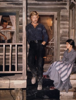 Robert Redford, Katherine Ross and Paul Newman, On-Set of the Film, "Butch Cassidy and the Sundance Kid", 1969