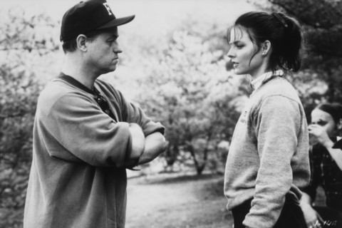Jonathan Demme Directing Jodie Foster On-Set of the Film, "The Silence of the Lambs", 1991