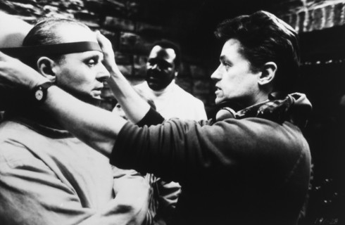 Jonathan Demme Directing Anthony Hopkins On-Set of the Film, "The Silence of the Lambs", 1991