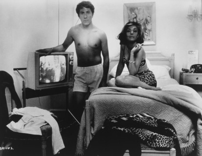 Dustin Hoffman and Anne Bancroft, On-Set of the Film, "The Graduate", 1967