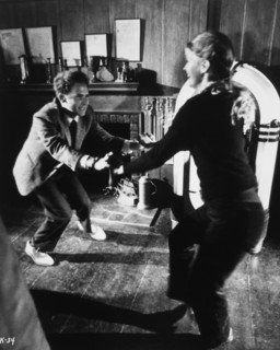 Art Garfunkel and Candice Bergen, On-Set of the Film, "Carnal Knowledge", 1971