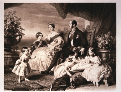 Queen Victoria with Prince Albert and Five of Their Children, 1846