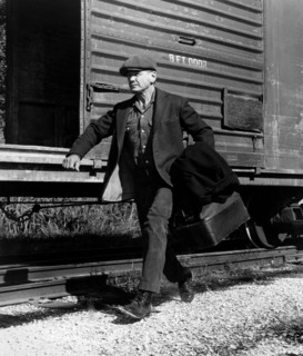 Charles Bronson on-set of the Film, "Hard Times", 1975