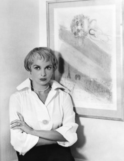 Janet Leigh on-set of the Film, "Who was that Lady?", 1960