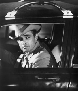 Marlon Brando on-set of the Film, "The Chase", 1966