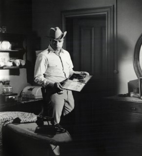 Marlon Brando on-set of the Film, "The Chase", 1966