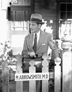 Ronald Colman on-set of the Film, Arrowsmith, 1931