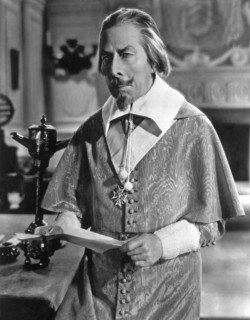George Arliss on-set of the Film, Cardinal Richelieu, 1935