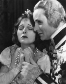 Corrine Griffith and Victor Varconi on-set of the Film, The Divine Lady, 1929