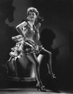 Ann Sheridan on-set of the Film, Dodge City, 1939, photo by George Hurrell