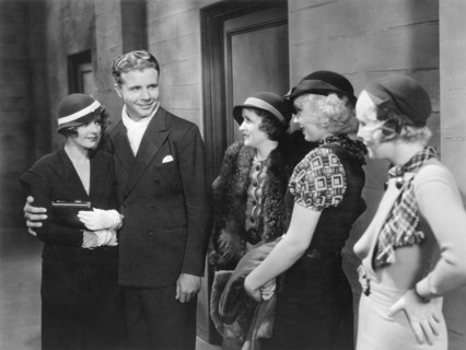 Ruby Keeler and Dick Powell on-set of the Film, 42nd Street, 1933