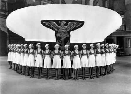 Chorus Girls on-set of the Film, Gold Diggers of Paris, 1938