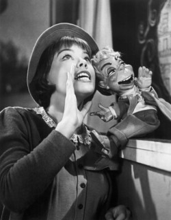 Leslie Caron on-set of the Film, Lili, 1953