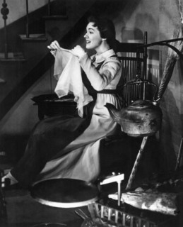Julie Andrews on-set of the TV Movie, Cinderella, 1957