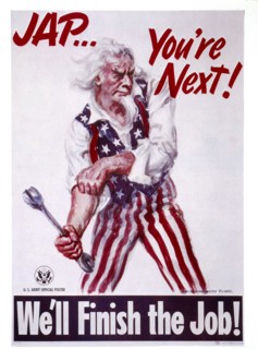 World War II Military Poster, "Jap, You're Next!", by James Montgomery Flagg, USA, 1942