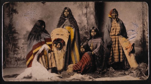 Ute Women and Children, Portrait, 1888