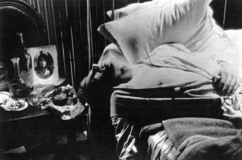Edouard Dermithe, on-set of the Film, "Les Enfants Terribles" directed by  Jean-Pierre Melville, 1950