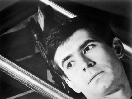 Anthony Perkins, on-set of the Film, "The Trial" Directed by Orson Welles, 1962